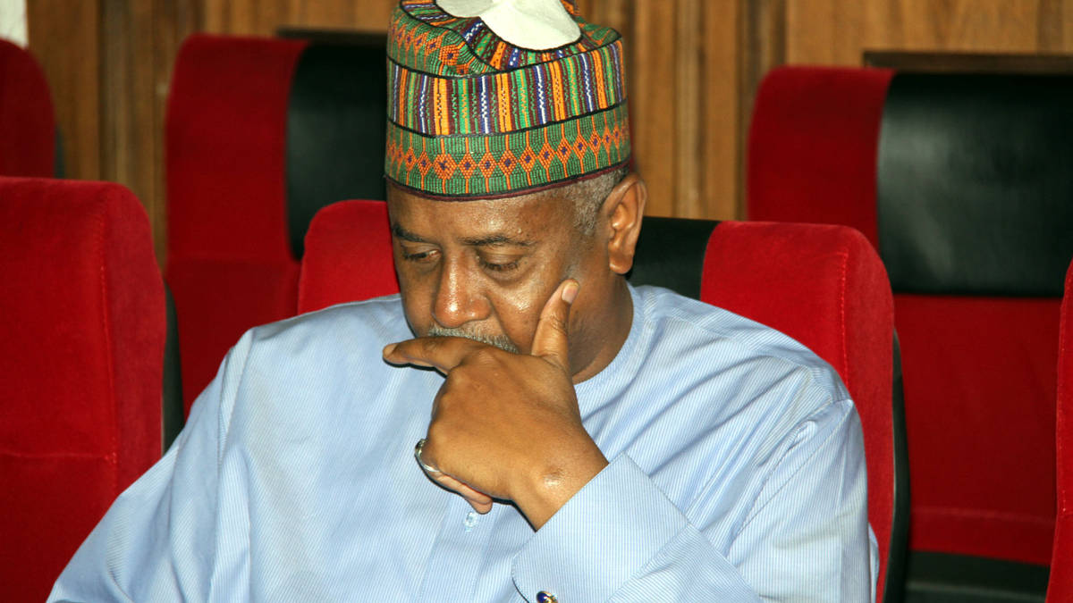 The contracts are linked to former national security adviser Sambo Dasuki, pictured, who served under former president Goodluck Jonathan from June 2012 until his sacking in July last year