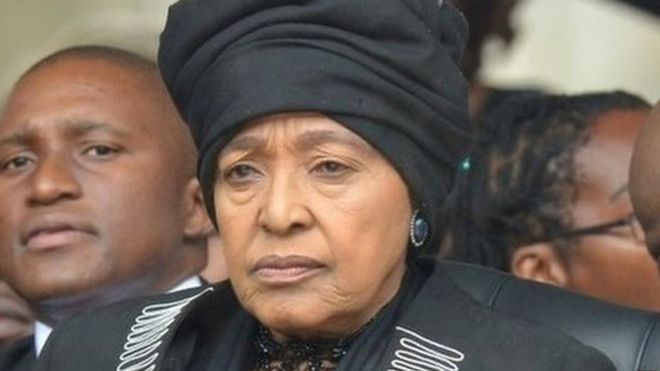 Ms Madikizela-Mandela grew apart from Nelson Mandela during his many years in prison