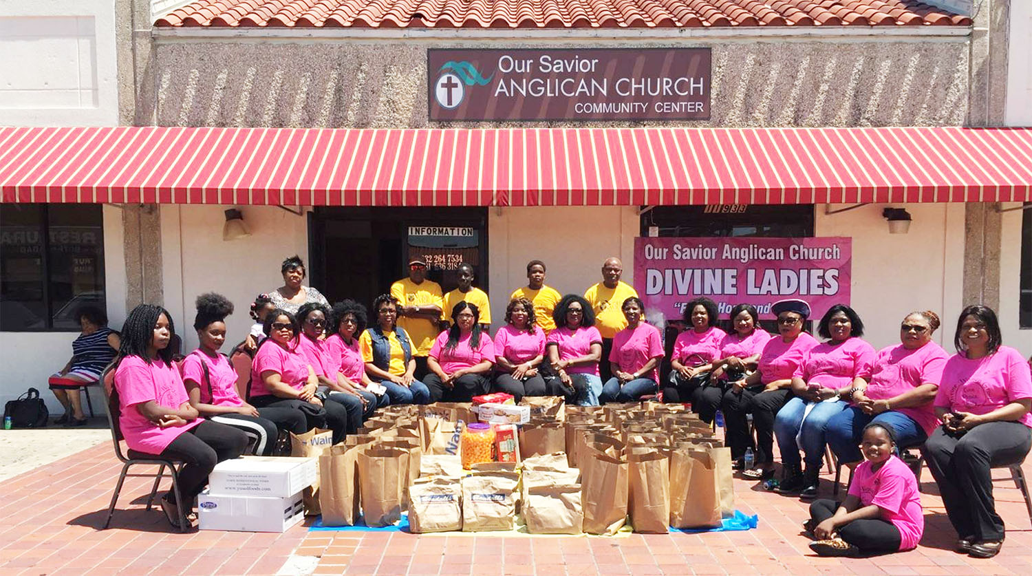 Devine women group, one of the three women groups in Houston’s Our Savior Anglican Church, Houston, TX rallied a food drive on Saturday May 28, 2016, to benefit the Star of Hope mission.