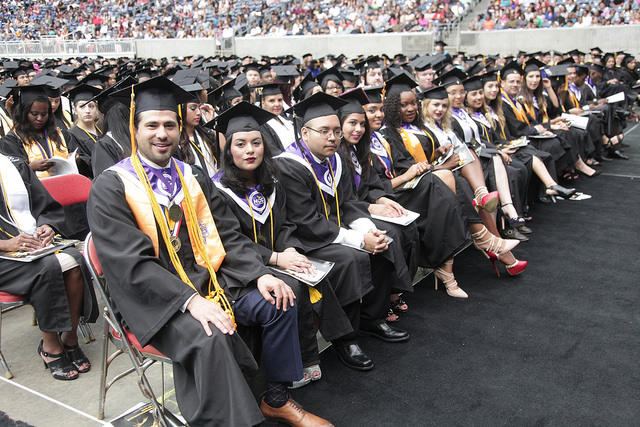 Excitement and pride. HCC graduates ready to start a new chapter.  