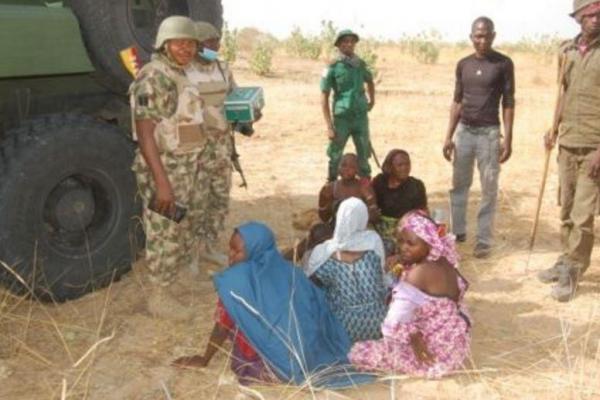 Nigeria army rescues several hostages, including women and children, from Boka Haram terrorists, the army said Wednesday. Photo courtesy of Nigerian army/Facebook 