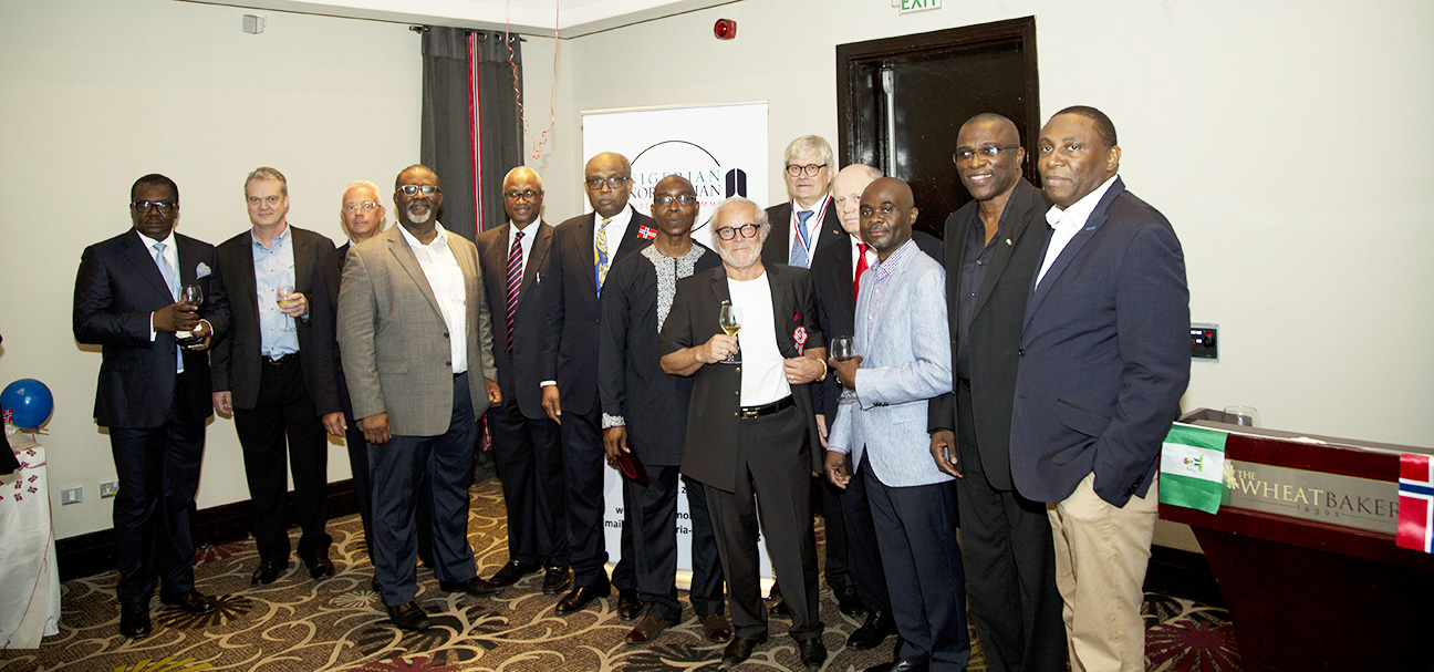 Founding members of the Nigerian Norwegian Chamber of Commerce Ltd (NNCC). The mission of the Chamber resonate perfectly with the Ambassador’s aspirations to go beyond the present level of interaction to promote ethical and mutually beneficial economic, social and cultural relationships between Nigeria and Norway.