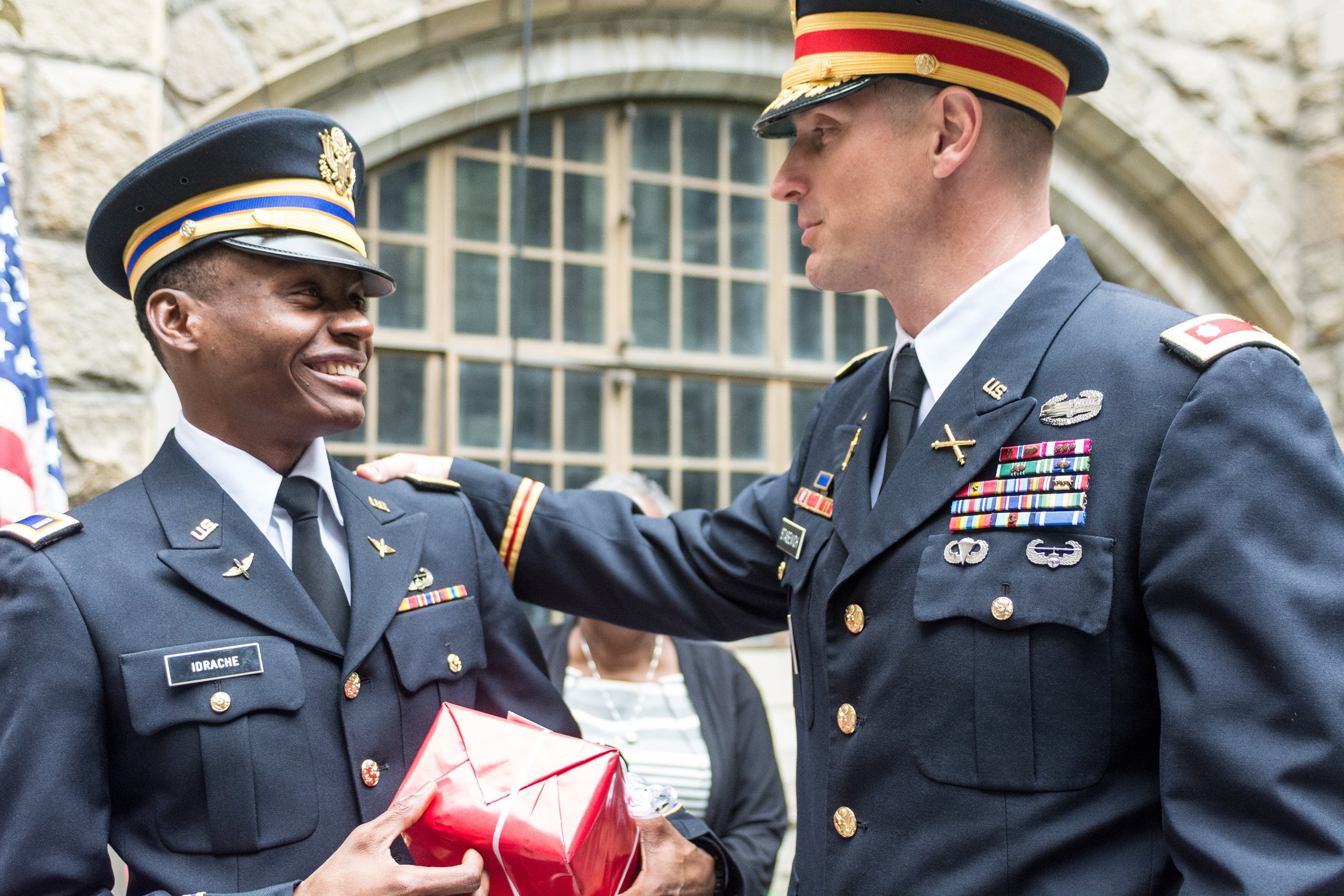 Newly commissioned 2nd Lt. Alix Schoelcher Idrache, became the Maryland Army National Guard's first US Military Academy graduate on May 21. Idrache, originally from Haiti, graduated at the top of his class in physics and will attend Army aviation school at Fort Rucker, Alabama.