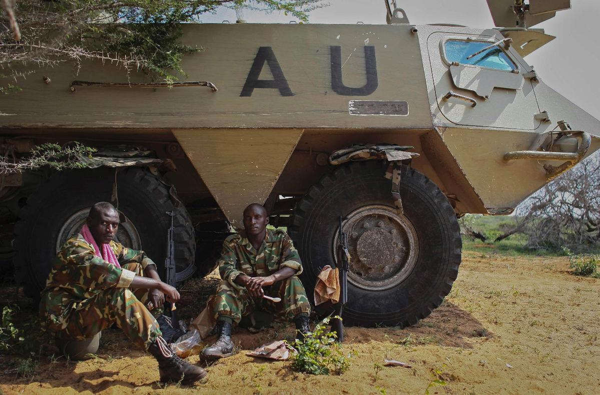 The EU provides $1,028 (£700) for each Amisom soldier each month; their respective governments then deduct around $200 for administrative costs meaning the soldiers are supposed to take home about $800. An European Union source told the BBC that last six-month payment was being withheld over "accounting issues". The head of Amisom told the BBC the correct papers to account for the last tranche had now been submitted. "These papers are on their way; the money is also on its way," Francisco Madeira said.