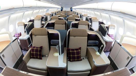 The interior of the RAF Voyager.