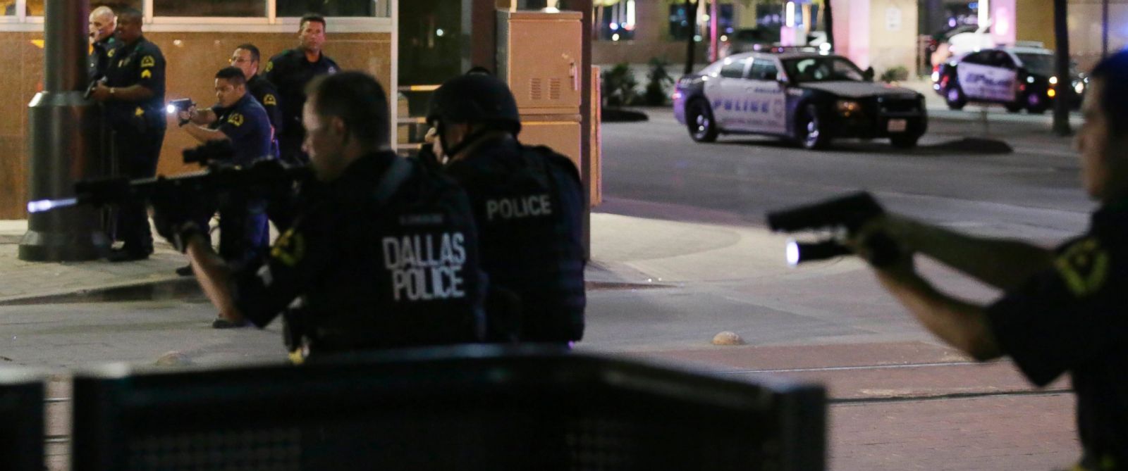 Rough moment...Eleven police officers were shot ambush-style, including five fatally, in Dallas Thursday night by at least two snipers, amid a protest against the recent police shootings of two black men, Alton Sterling in Louisiana, and Philando Castile in Minnesota, according to the Dallas Police. 