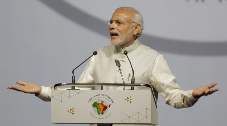 Prime Minister Narendra Modi's trip is meant to raise India's profile in energy, trade and investment. He started Thursday in Mozambique, tweeting his arrival in Portuguese, the official language: "Iniciando o meu périplo por África com uma visita a Moçambique." Modi goes next to South Africa, Tanzania and Kenya.