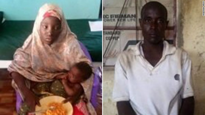 Amina Ali was found with a suspected Boko Haram terrorist named Mohammed Hayatu.