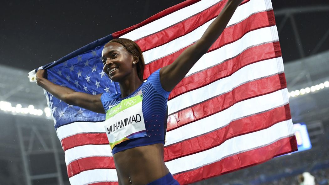  Dalilah Muhammad Dalilah Muhammad took gold in the 400-meter hurdles, the first time an American woman has done so in this event. (Reuters)  