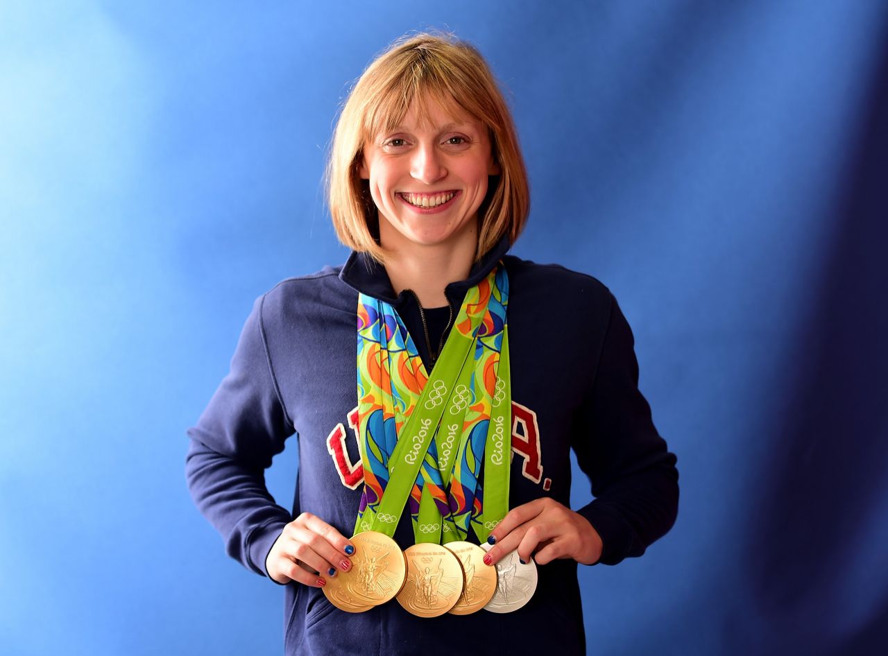 Katie Ledecky Katie Ledecky broke a few records and won lots of medals in these games. She broke the women’s 400 meter and 800 meter world records. (Getty) 