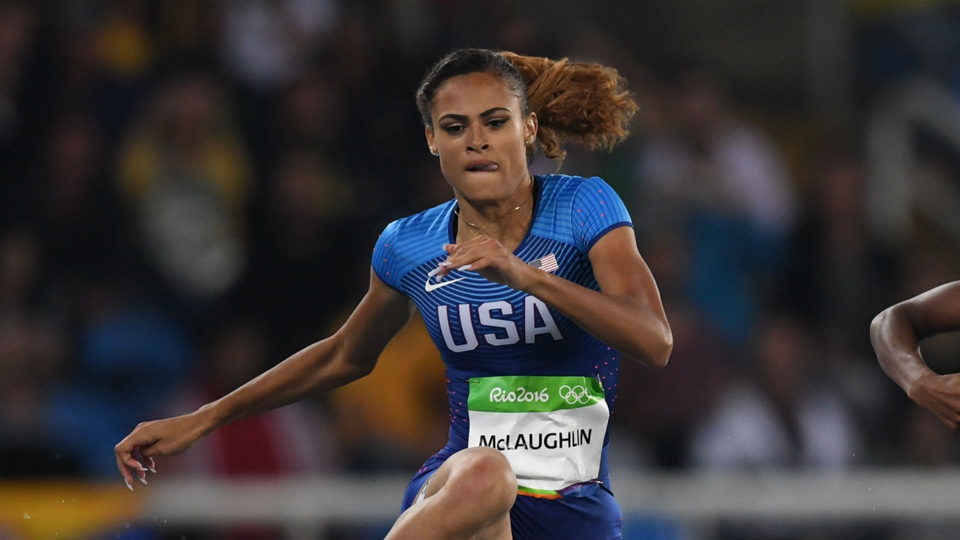 Sydney McLaughlin Seventeen-year-old Sydney McLaughlin is the youngest track athlete for Team USA since 1972. (Getty) 