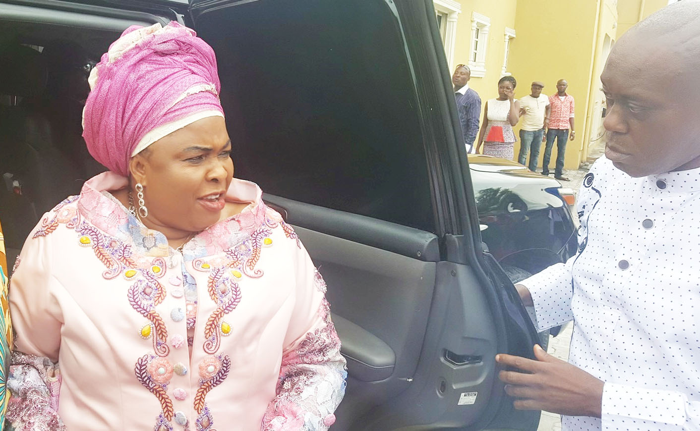 Patience Jonathan filed suit asking the Federal High Court in Lagos to unfreeze five U.S. dollar accounts at Nigeria's Skye Bank. They were frozen by the Economic and Financial Crimes Commission in July.