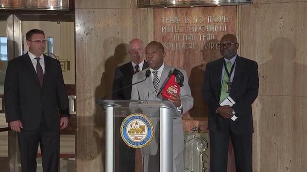 Mayor Sylvester Turner speaking in June 2016 about the city of Houston staying proactive in the fight against the Zika virus. He said, "We want all of our residents to have the information and the products that they need to protect themselves from this virus." 