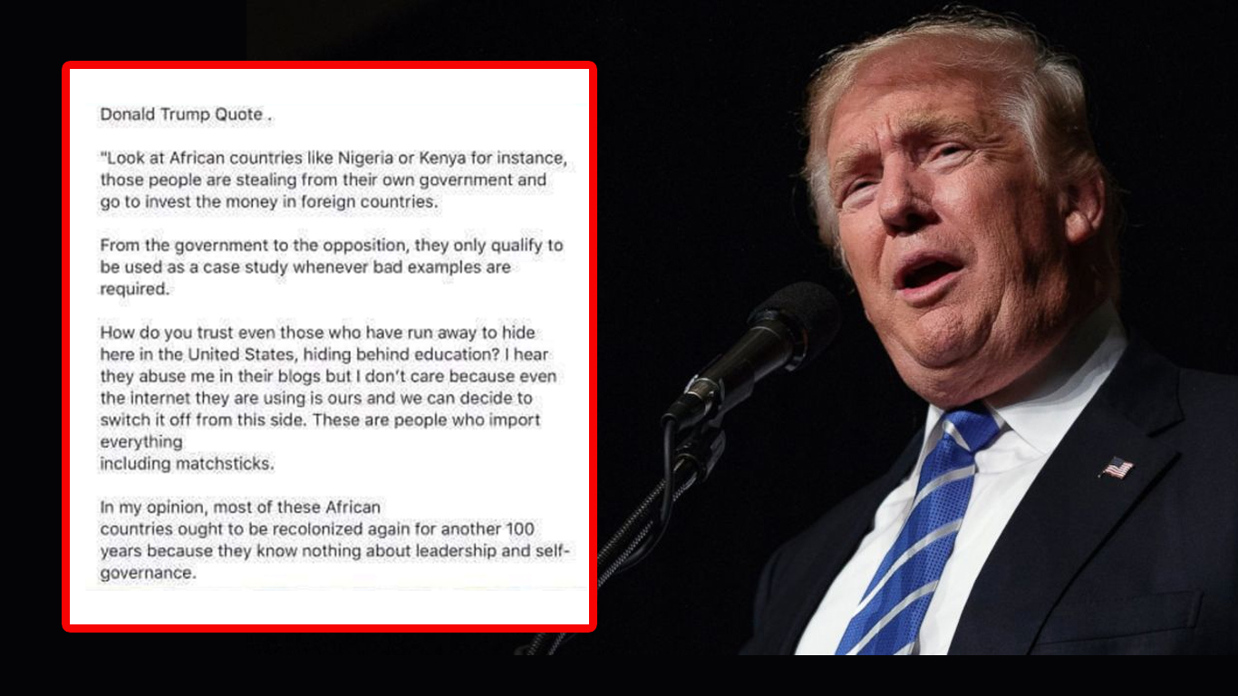 Most of the so called "Trump's Quotes about Africa" publications are fake, having originated on satirical news sites. Trump did not call all Kenyans “conmen” or say that he would “lock up” longtime leaders Robert Mugabe and Yoweri Museveni. So far, the president-elect has not tried to dispute these false stories. Trump’s media office did not respond to a request for comment.